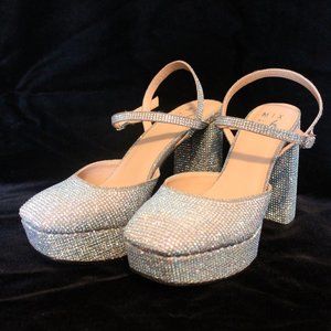 Diamond studded heels